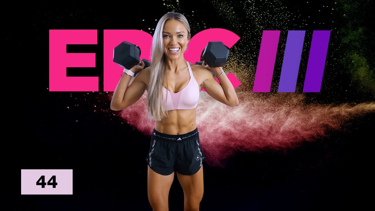 emPOWERed Full Body Giant Sets Strength & Cardio Workout | EPIC III Day 44