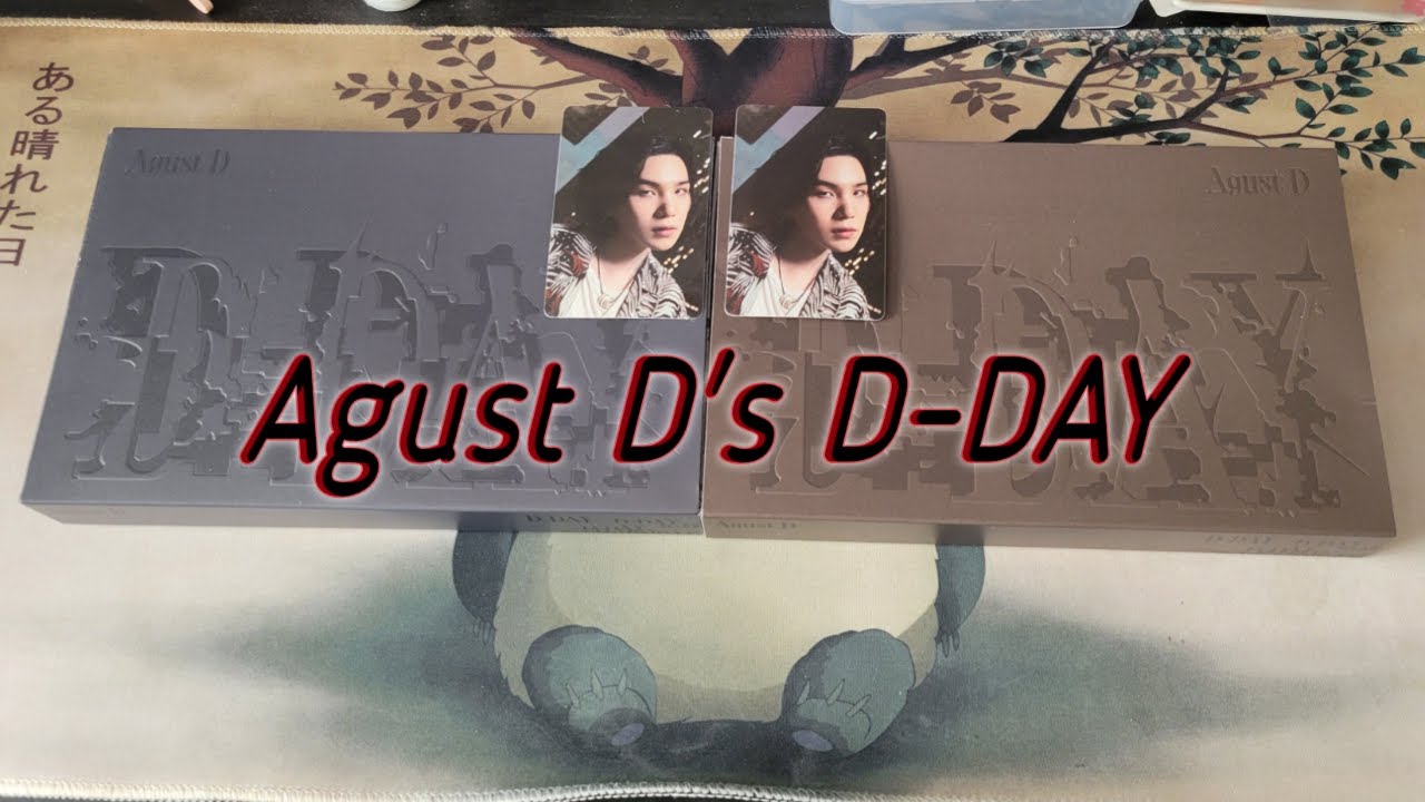 Unboxing Agust D's Weverse album D-DAY!