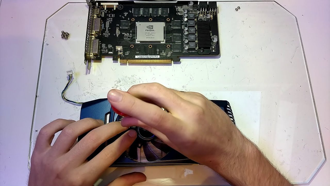 Réparation d'une GTX 460 avec juste un peu d'air chaud !