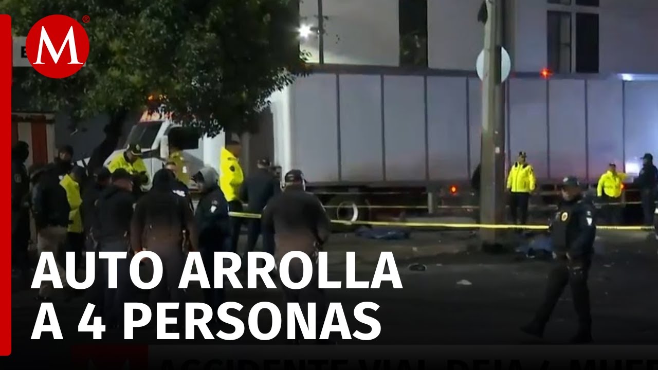 Accidente vial en Río Churubusco y Zaragoza deja 4 muertos y 6 heridos