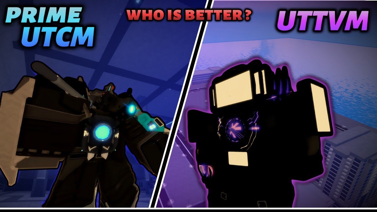 Who is better ? Prime UTCM or UTTVM ?? [ Skibi Defense ] #roblox #towerdefense #skibiditoilet