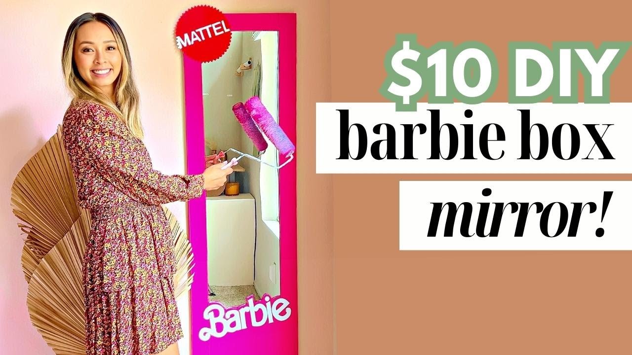 I Turned a Mirror into a Barbie Box! | Perfect for a Barbie Party & Barbie Room