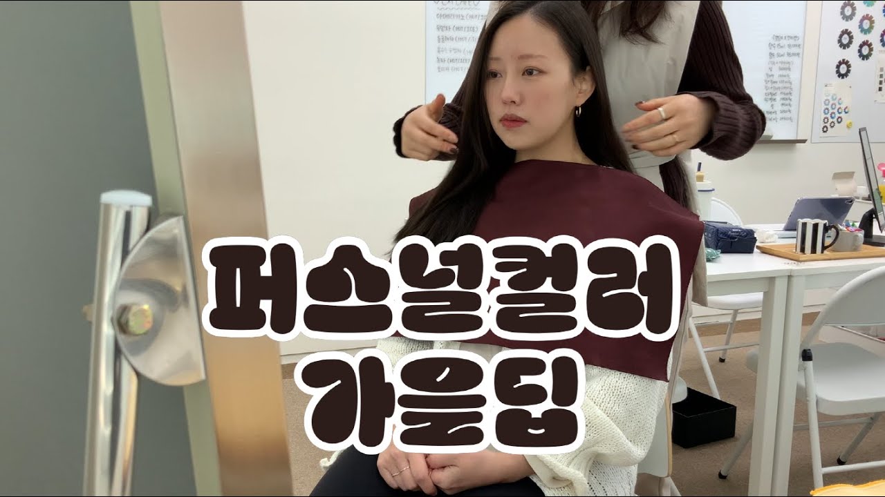 퍼스널컬러 가을딥 메이크업 등 세부 진단 브이로그 | 먼지나방 진단 후기 personal color test korea vlog
