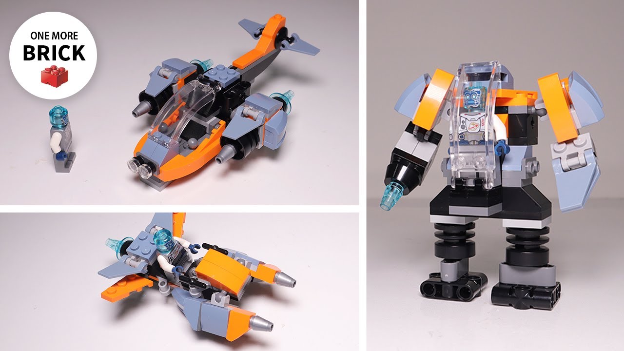 LEGO Creator 3in1 Cyber Drone (31111) - Lego speed build