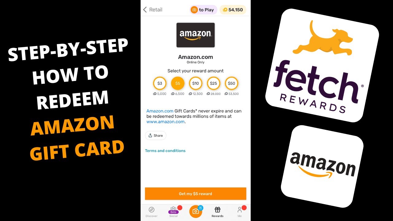 How Redeem AMAZON Gift Card On Fetch Rewards [UPDATED 2025]