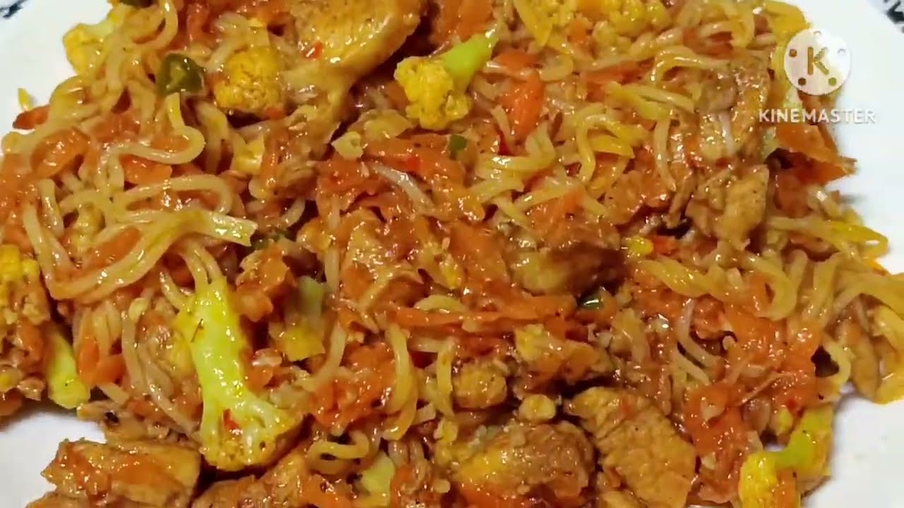 চিকেন নুডুলস রেসিপি।cheken noodles recipe.