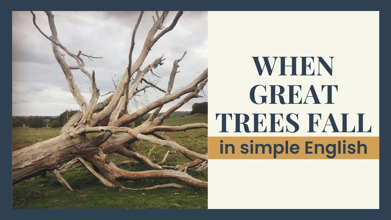 When Great Trees Fall–Maya Angelou | Full Explanation of Poem| ICSE Class 10 | Literature Simplified