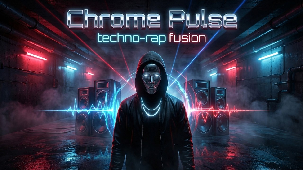 Chrome Pulse - техно-рэп-фьюжн, мощный электронный бит, чистый глубокий бас.