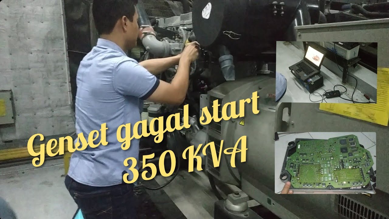 Generator fault to start / genset gagal start