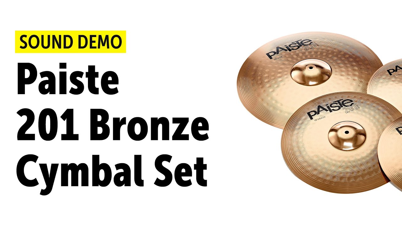 Paiste | 201 Bronze | Cymbal Set | Sound Demo