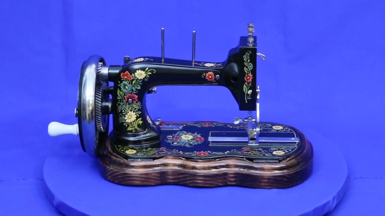 Antique Hermann Kohler Saxonia Sewing Machine