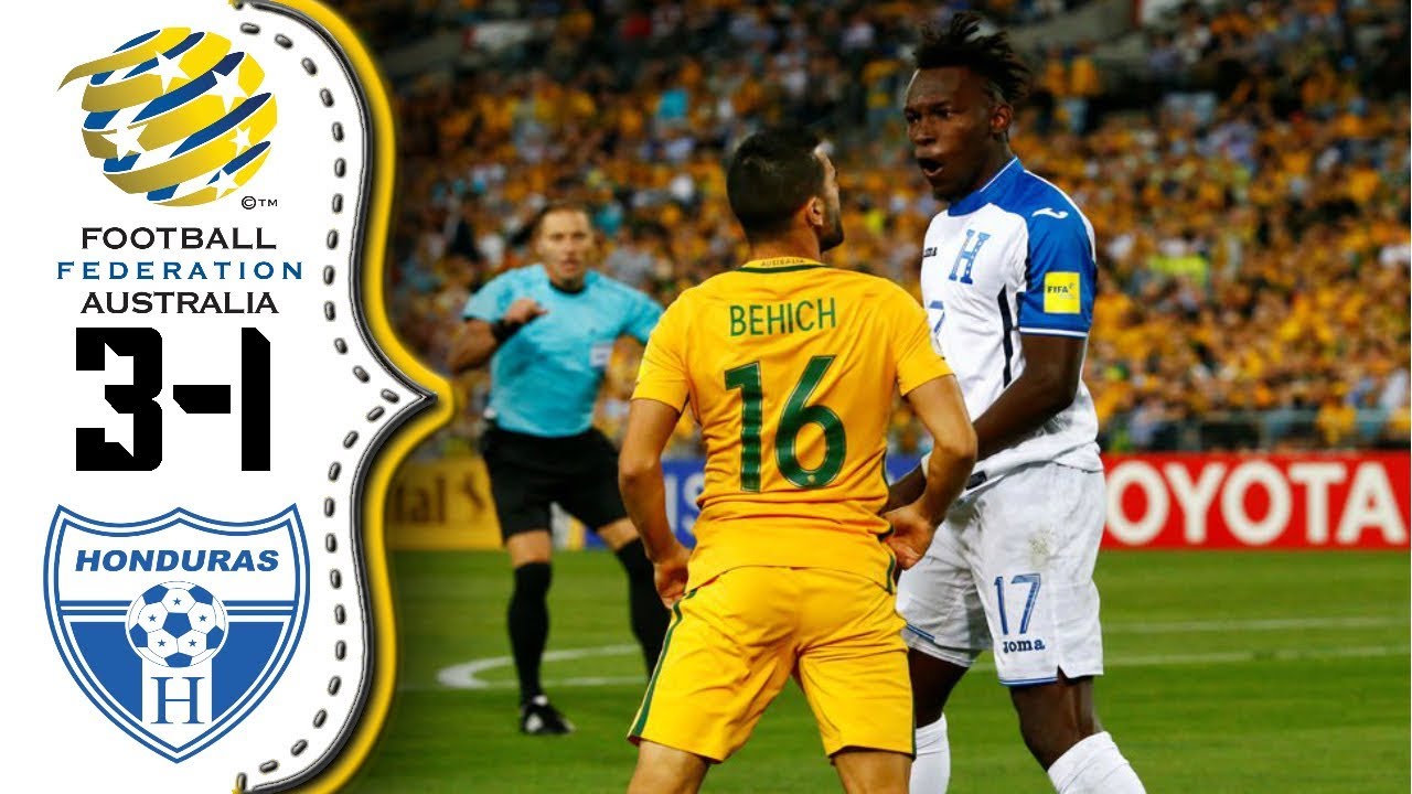 Australia vs Honduras 3-1│Resumen Completo HD│Honduras eliminada de Rusia 2018.