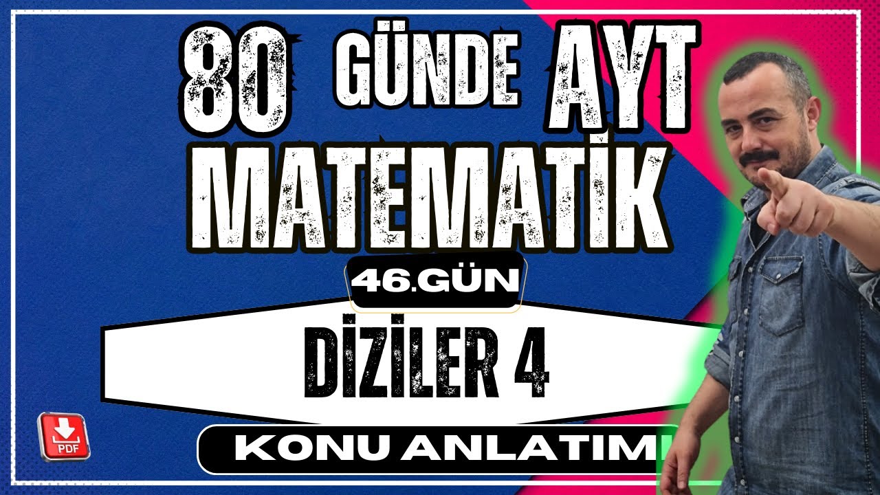 🟥Diziler 5✅ Aritmetik Dizi |80 Günde AYT Matematik |AYT Matematik Kampı