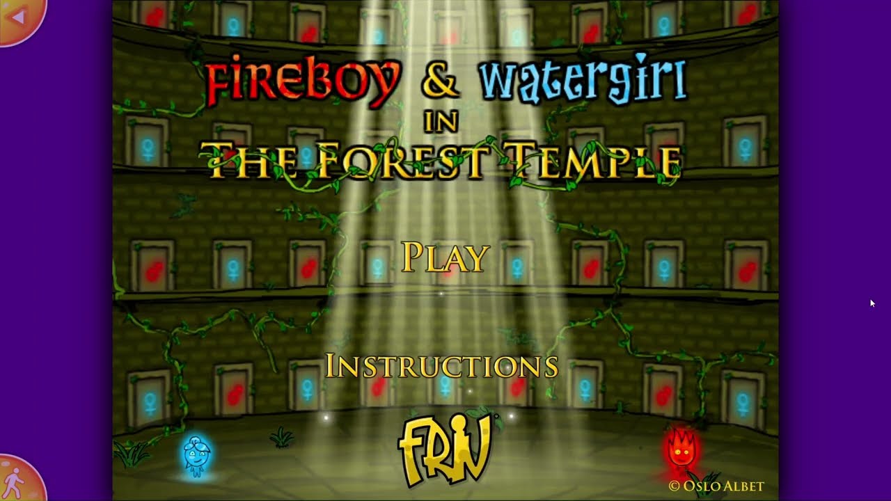 Fireboy and Watergirl Forest Temple 100% | Part:1/2
