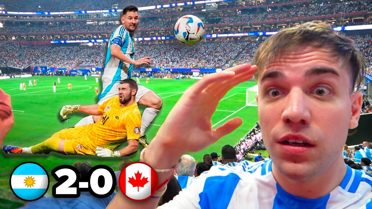 REACCIONES PASO A PASO Argentina vs Canada 2-0 Copa America 2024