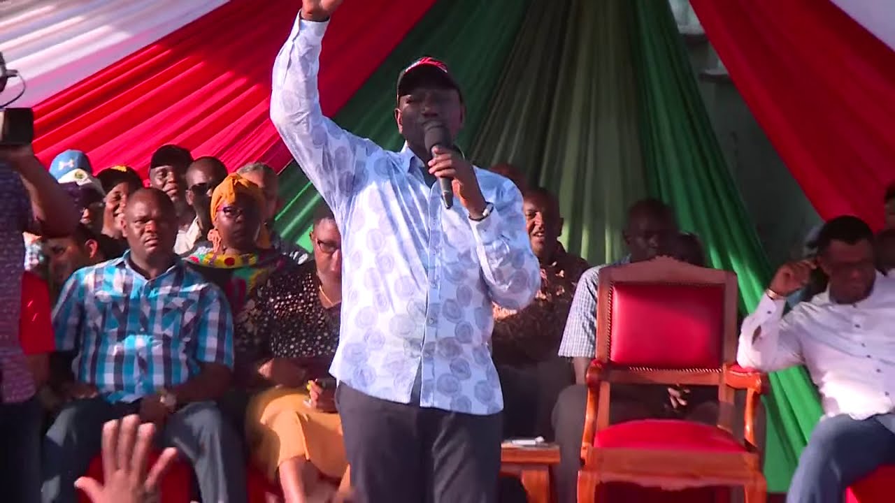 RUTO ANSWERS JOHO FOR THE FIRST TIME! 'WATU WA MOMBASA HAWATAKI KATERINA!'
