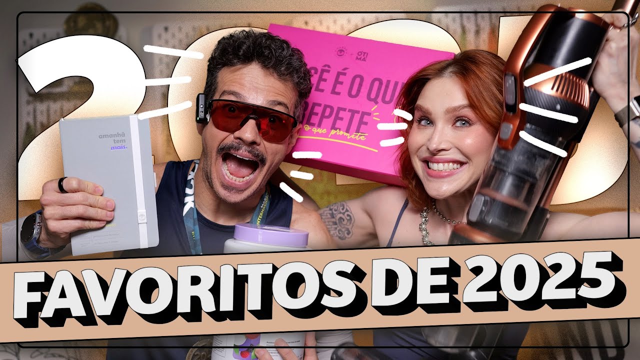 FAVORITOS DO ANO: Os MELHORES de 2025 em TODAS AS CATEGORIAS!! | Lu Ferreira