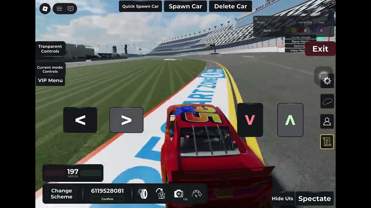 McQueen testing in just Daytona