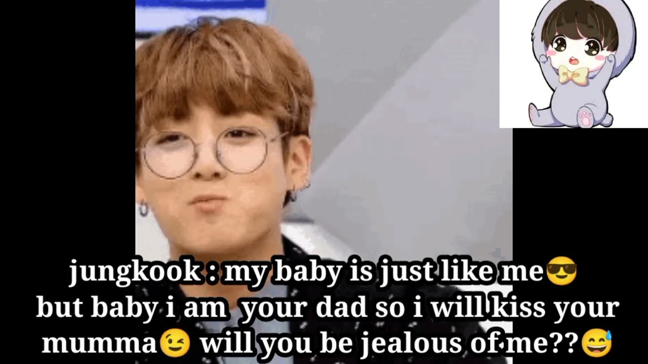bts imagine : when your baby ❤️ starts crying after seeing both of you 🤭 #btsff #btsimagine #bts
