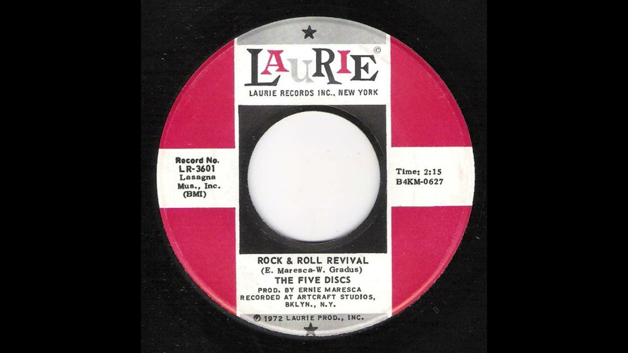 FIVE DISCS ROCK AND ROLL REVIVAL ACAPPELLA