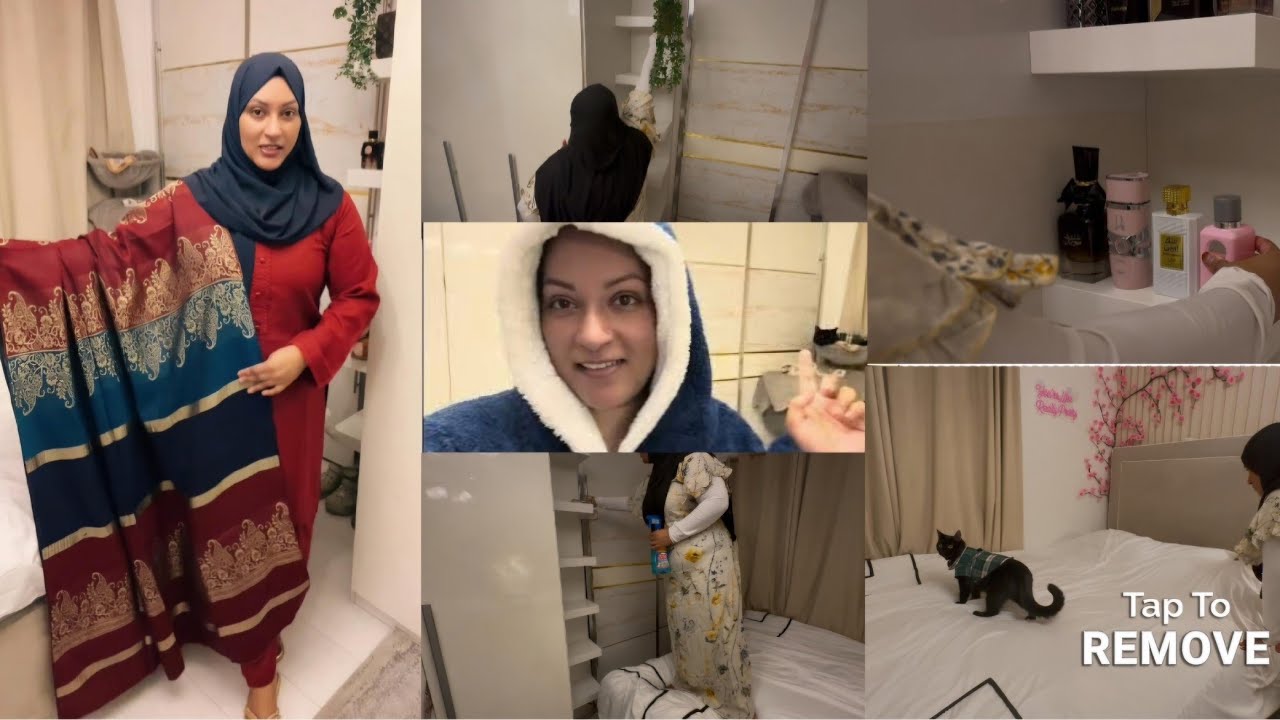 Come Decorate My Bedroom with me | Unpack Shopping from Tiktok 🛍 Beautiful Kameez 😍