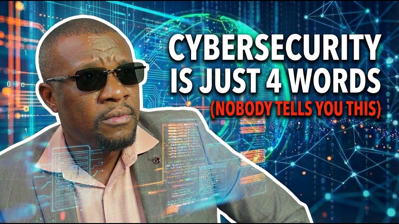 Cybersecurity Is Just 4 Words (Nobody Tells You This)