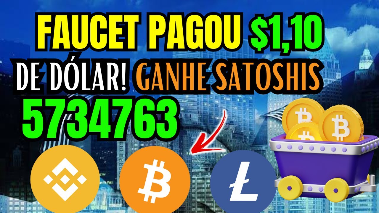 🔥 MELHOR FAUCET DE 2025 PAGOU 1,10 D&Oacute;LAR EM BITCOIN.
