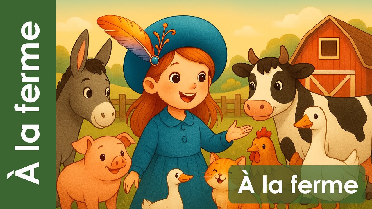 À la ferme | Poème pour les petits – Maupyriel