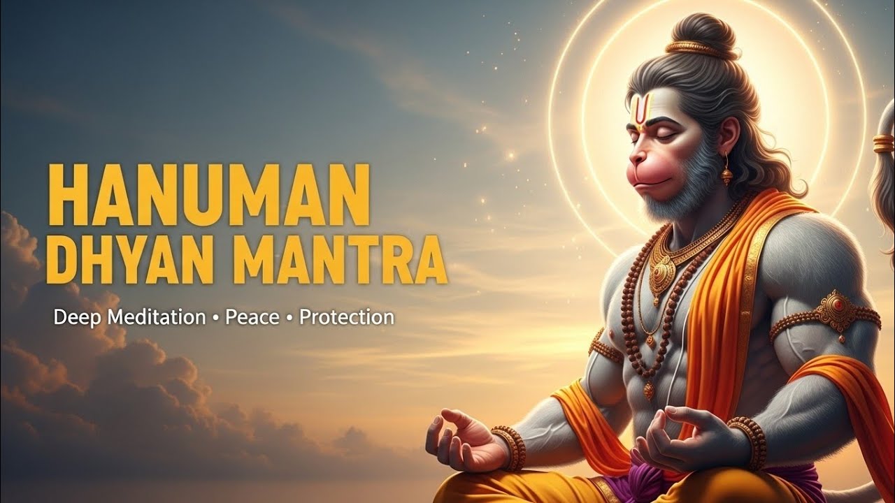 Hanuman Dhyan Mantra | Deep Meditation for Peace, Strength & Protection