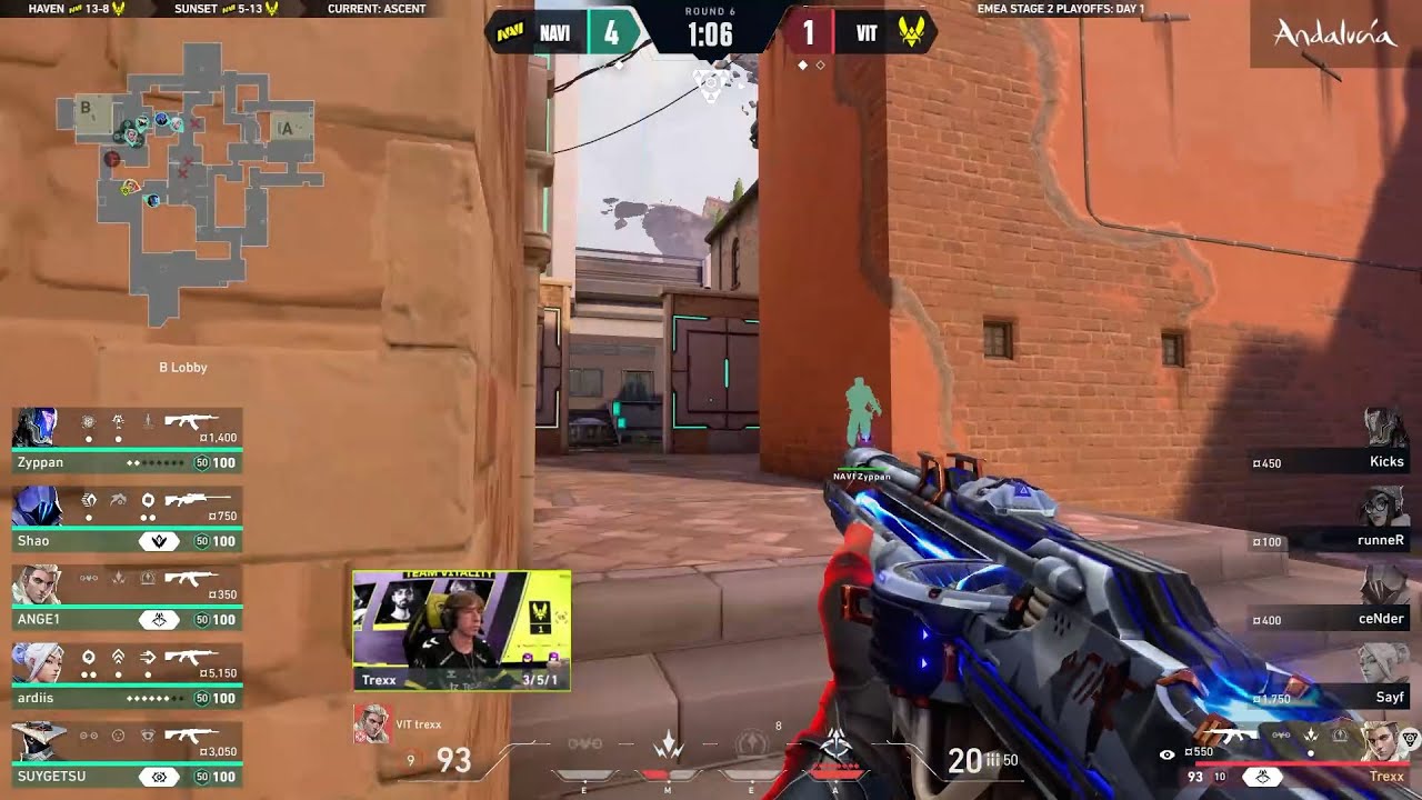 VIT Trexx Incredible 1v5 Ace Clutch vs NAVI | VCT EMEA 2024