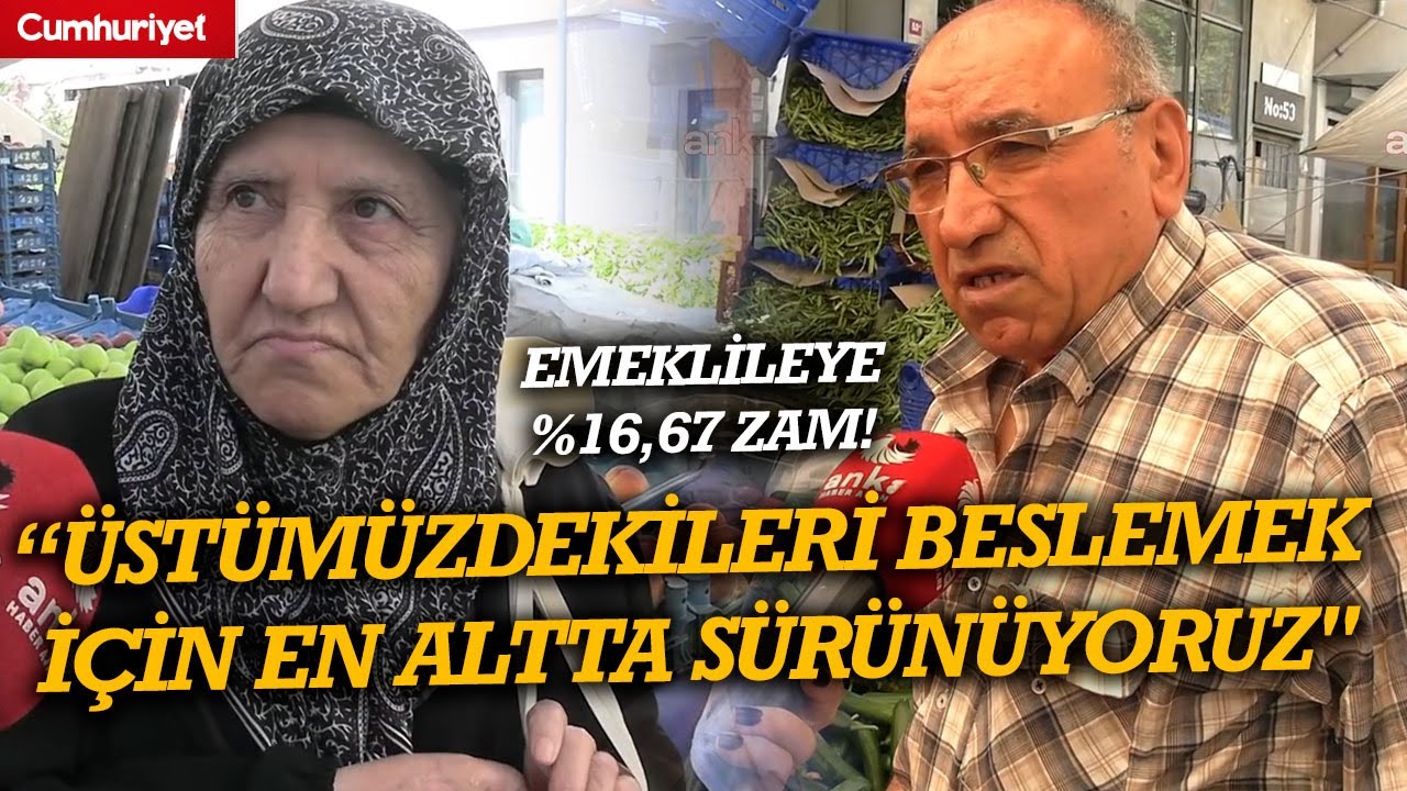 Emeklileye yüzde 16,67’lik zam! “Üstümüzdekileri beslemek için en altta sürünüyoruz