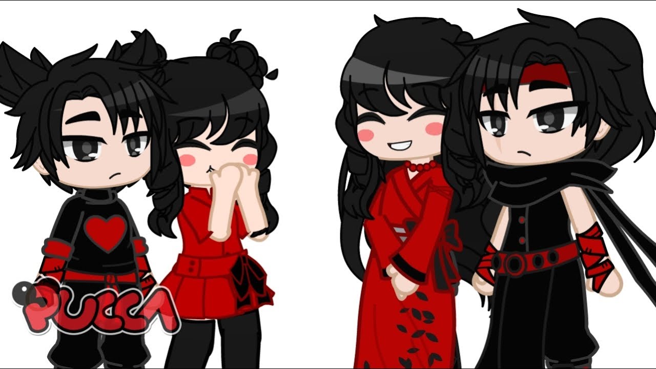If Pucca and Garu meet their Future Selves || Skit || Gacha Club