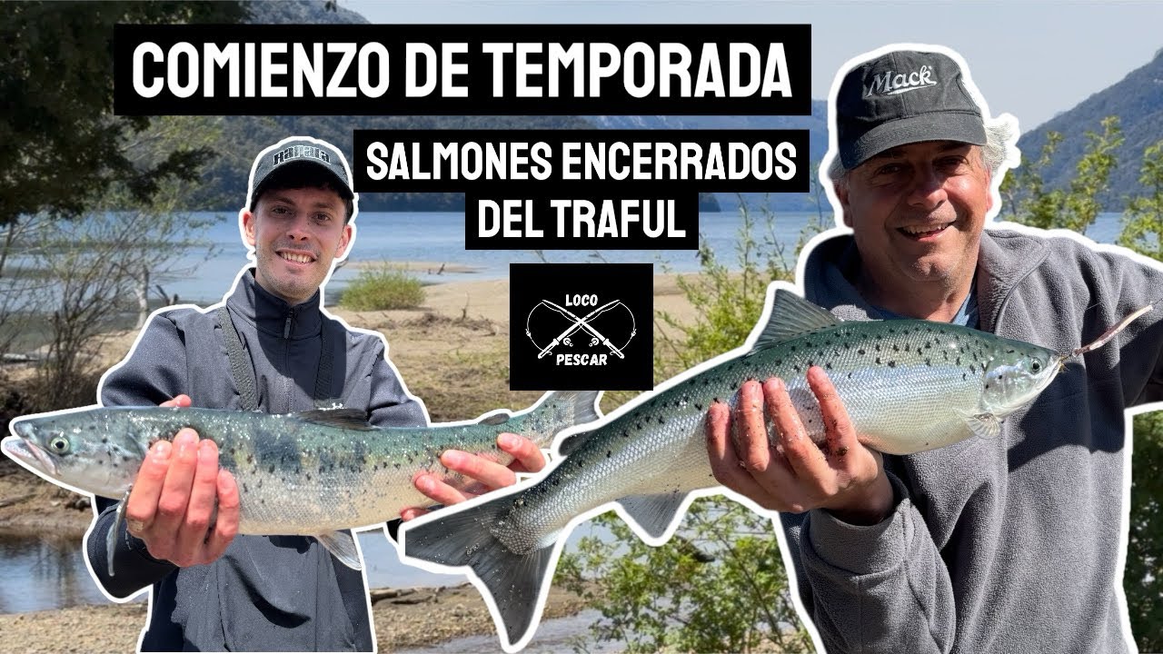 Pesca de salmón encerrado del Traful - San Martín de Los Andes