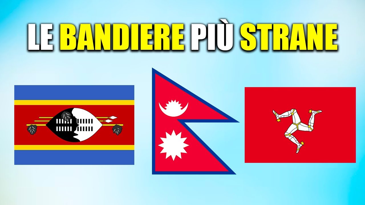Le 5 BANDIERE più STRANE del MONDO   - EP. 1
