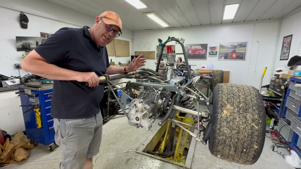Zandvoort historic Grand Prix 2025 here we come! Brabham BT21 Engine startup and Ratio change.