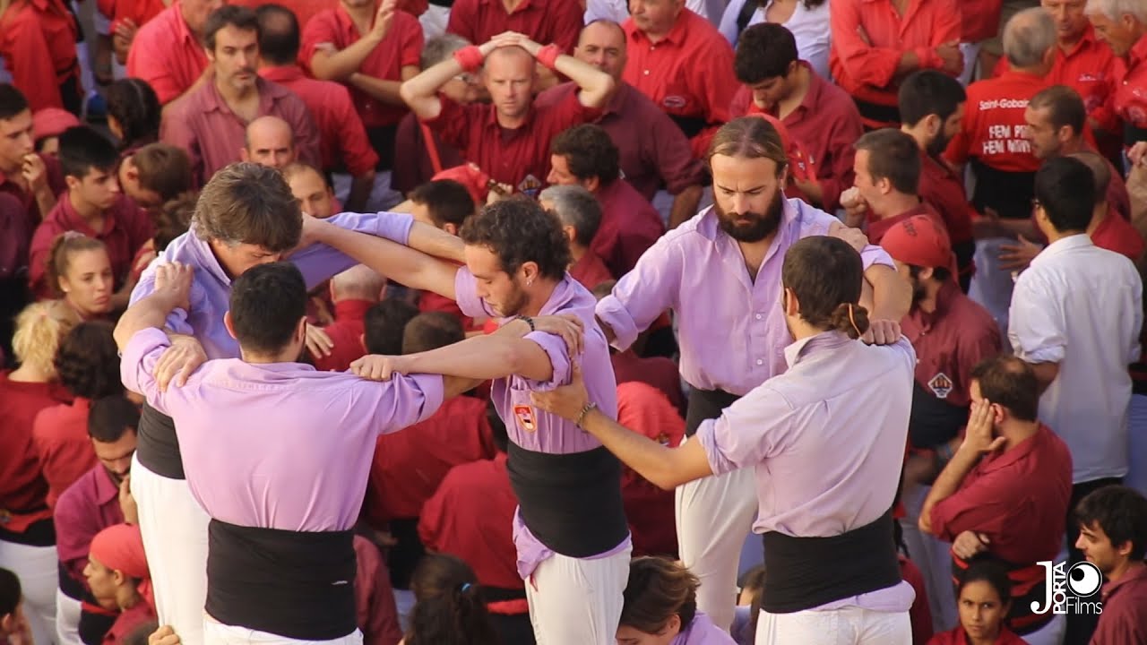 Colla Jove Xiquets de Tarragona 5d8: 15è Aniversari de la represa dels Minyons de l'Arboç