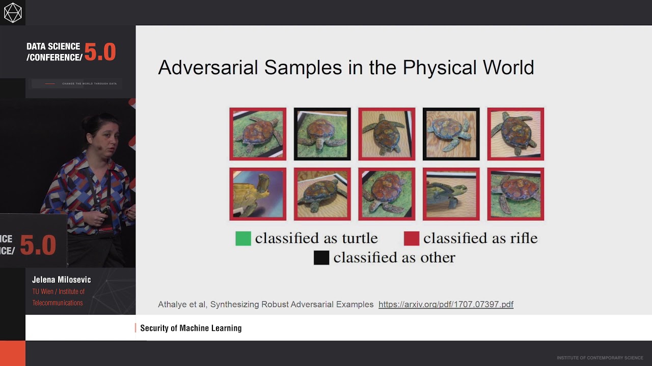 [DSC 5.0] Security of Machine Learning - Jelena Milosevic