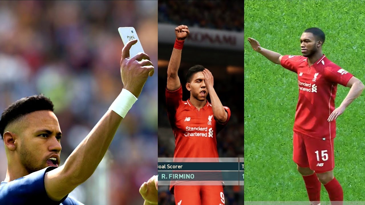 PES 2019 Players Celebration ft Firmino One eye Celebration