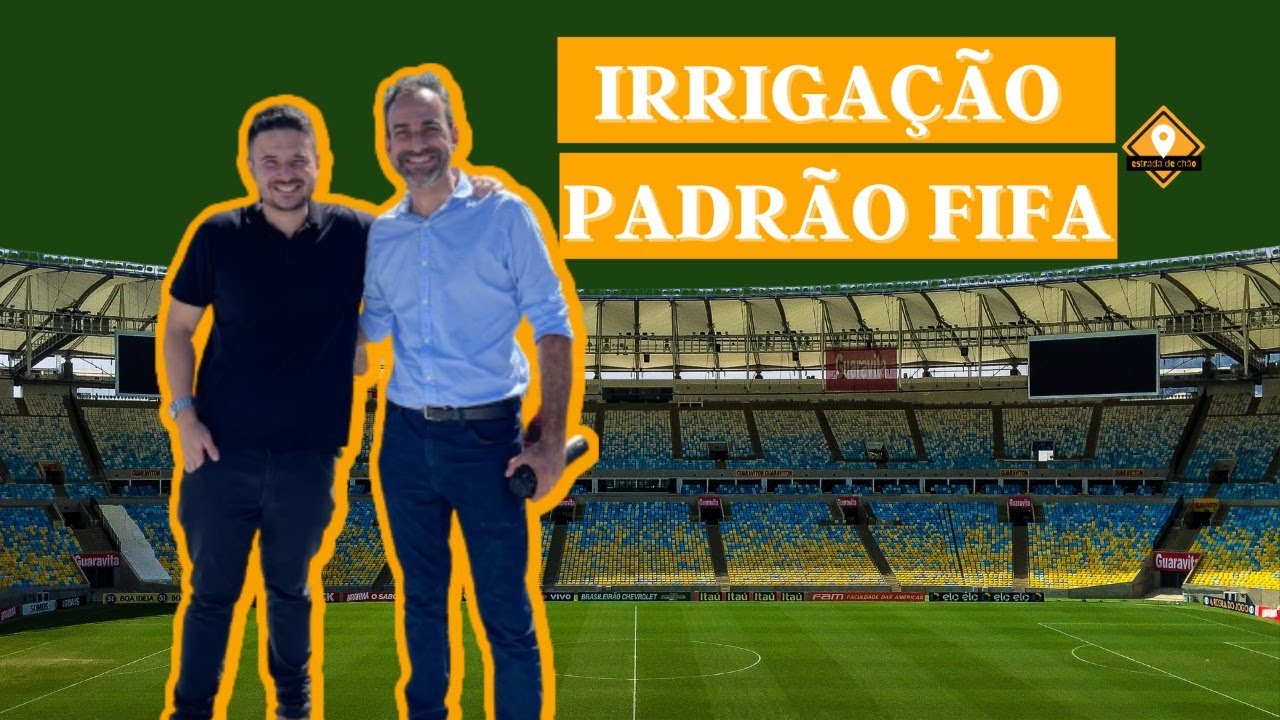 Como é a irrigação de um gramado padrão FIFA?
