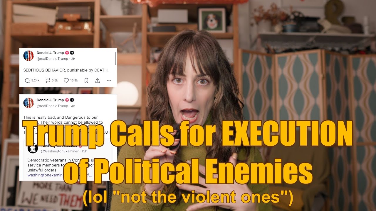 SEDITION?! Trump Calls for Exectuion of Political Enemies (Again)