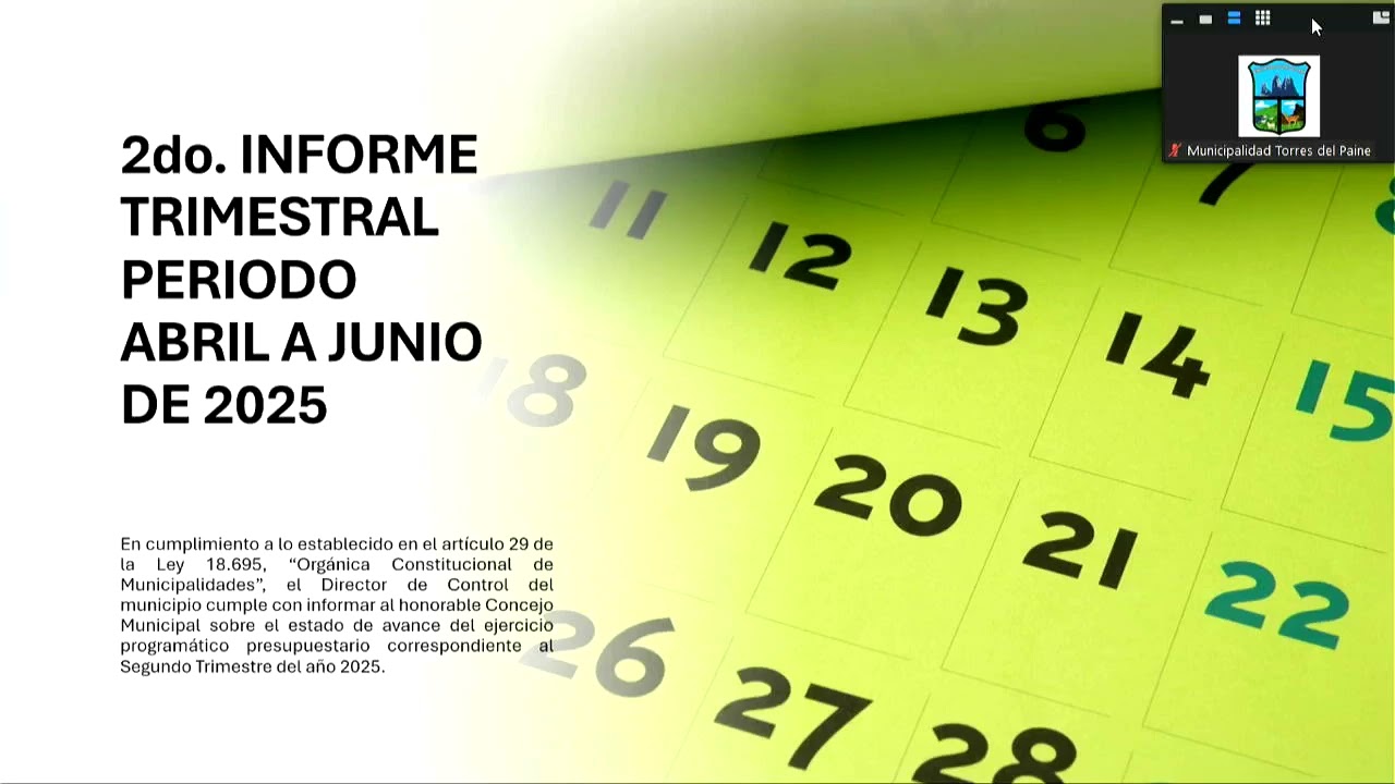 Sesión de Concejo Municipal 26 08 2025