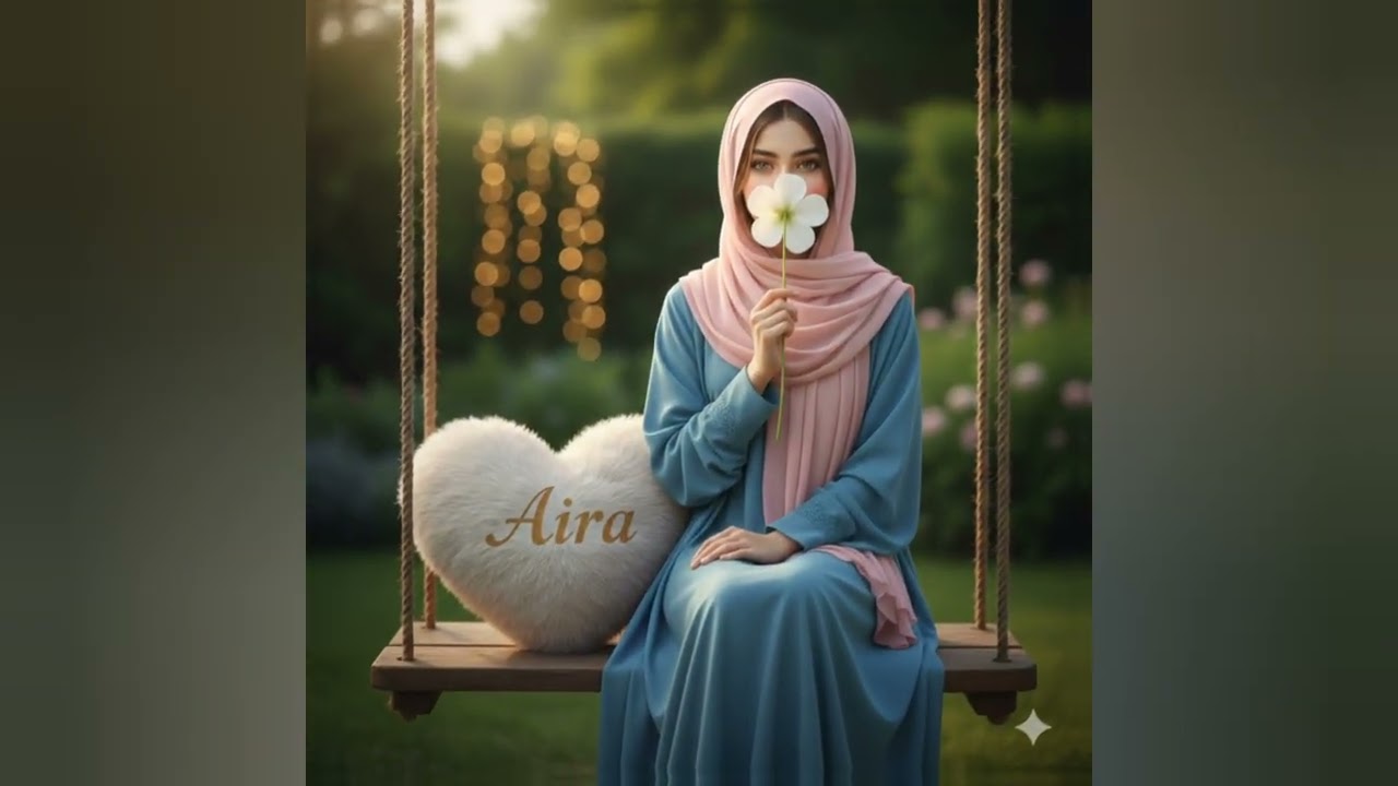 Girls Islamic dps || Girl dps for Whatsapp || Girls name dps || Islamic Girls Dps || Art by Allie ||