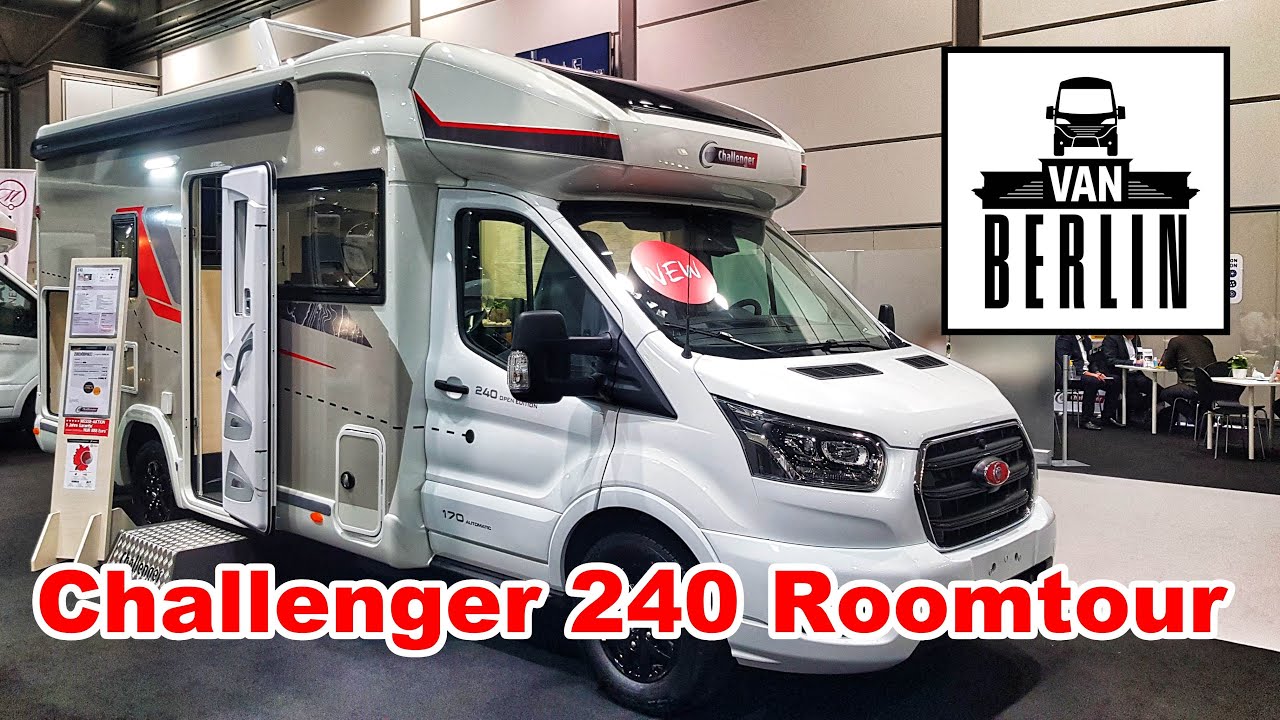 Challenger 240 Modell 22 Roomtour auf der Messe Touristik Caravaning (TC) Leipzig 2021 | 2 Eingänge