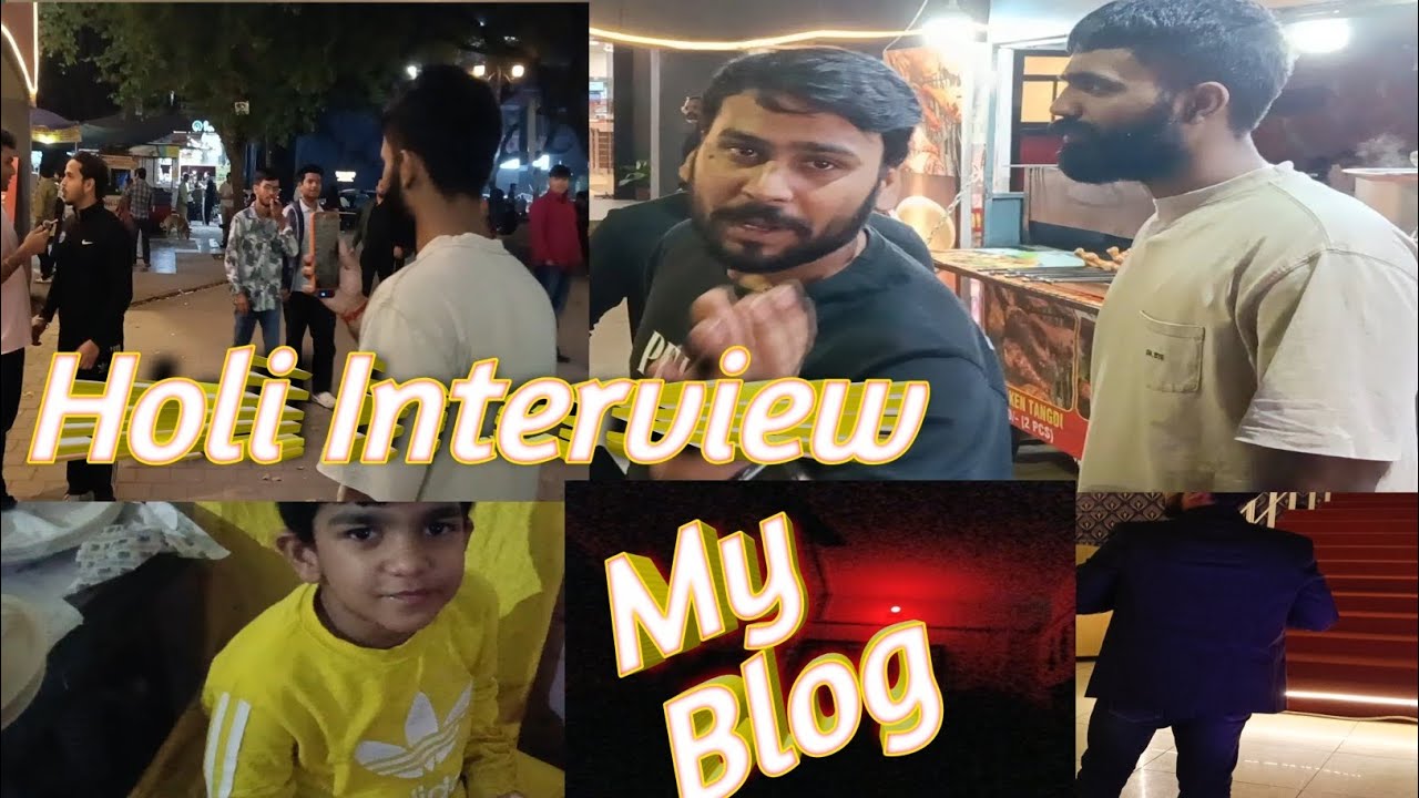 Holi Interview My Blog 🤔