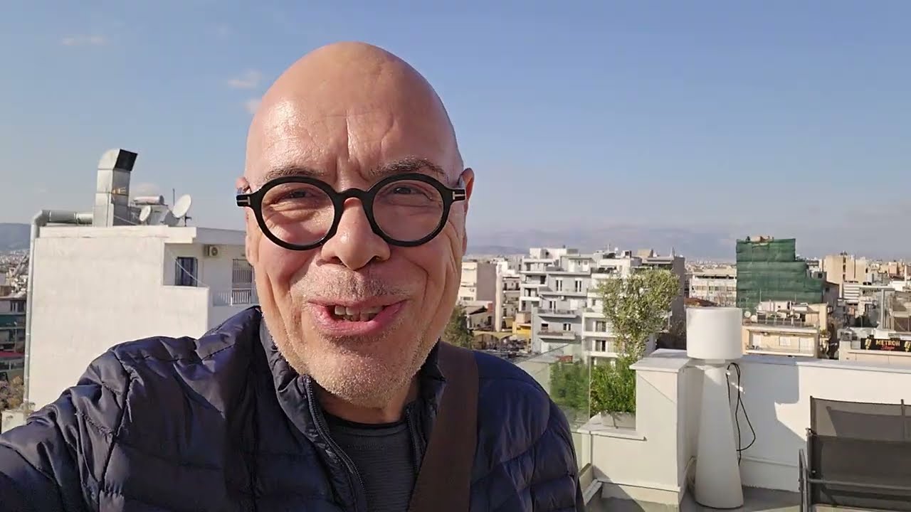 Атина от покрива на един слънчев Осми март (08.03.26)