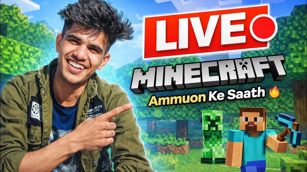 Playing Minecraft | New Map | Minecraft Hindi | Ammuon #shorts