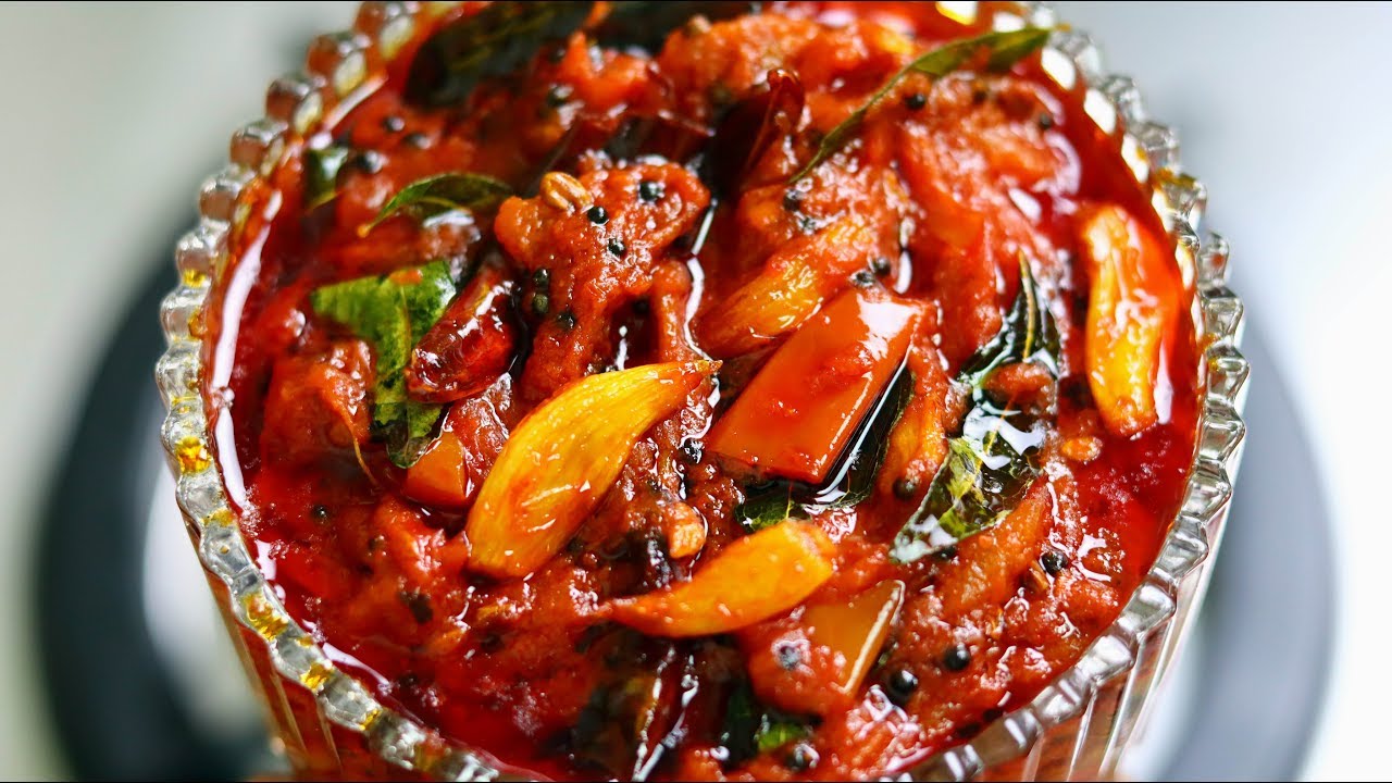 Tomato Pickle | Side dish for Rice, Chappathi | Tomato Recipe | Shamees Kitchen