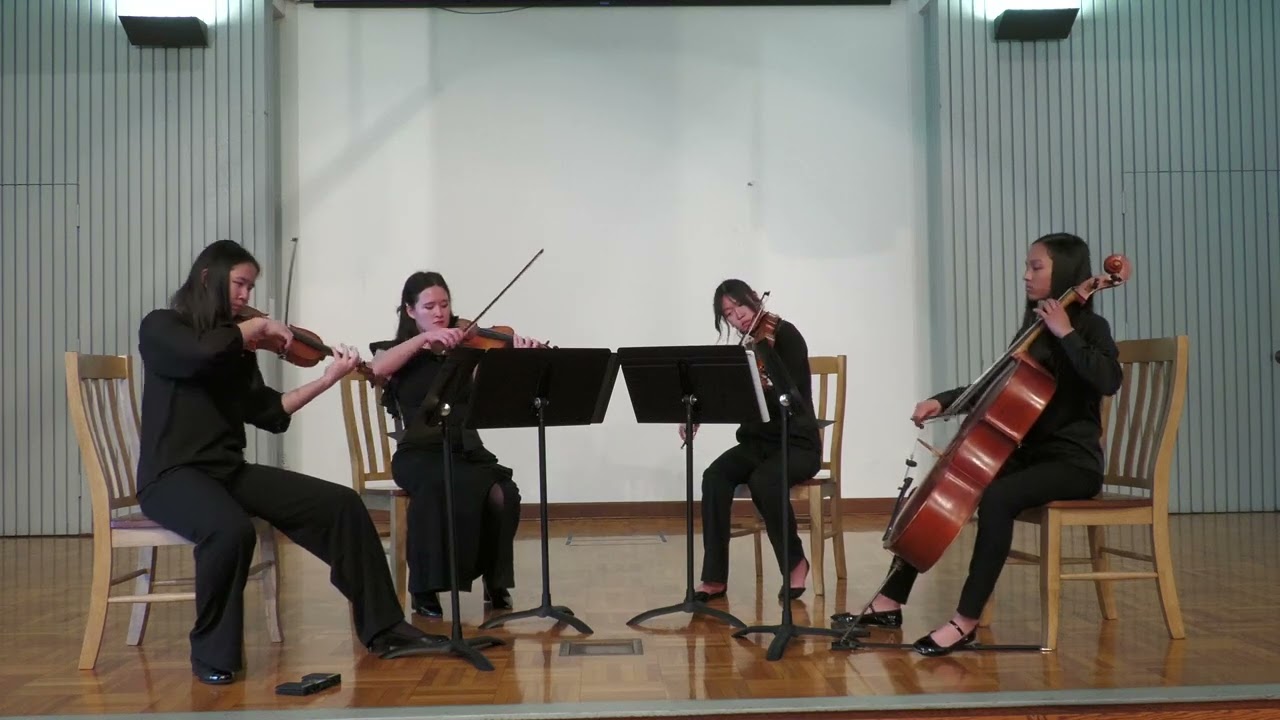 Beethoven String Quartet in D Major, Op.18 No.3&nbsp;| PACO Chamber Academy | Palo Alto Chamber Orchestra