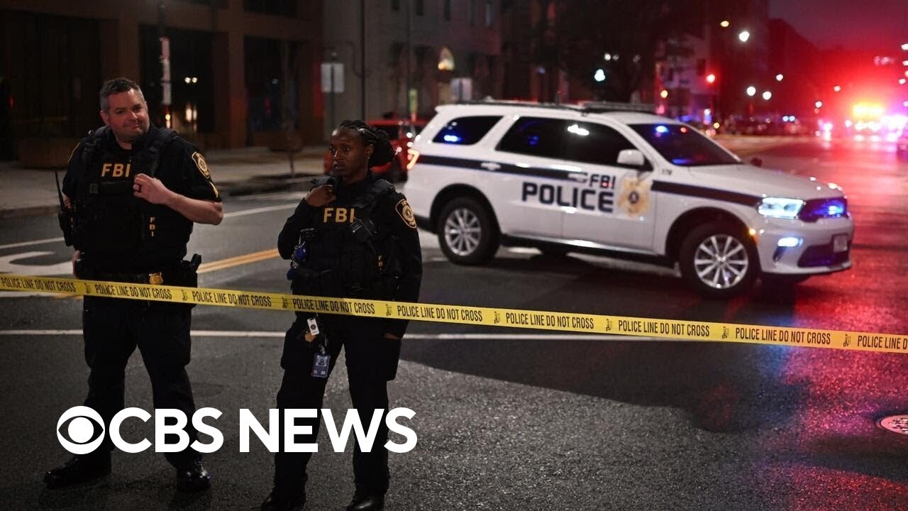 Authorities give update on two Israeli Embassy employees shot and killed in Washington, D.C.