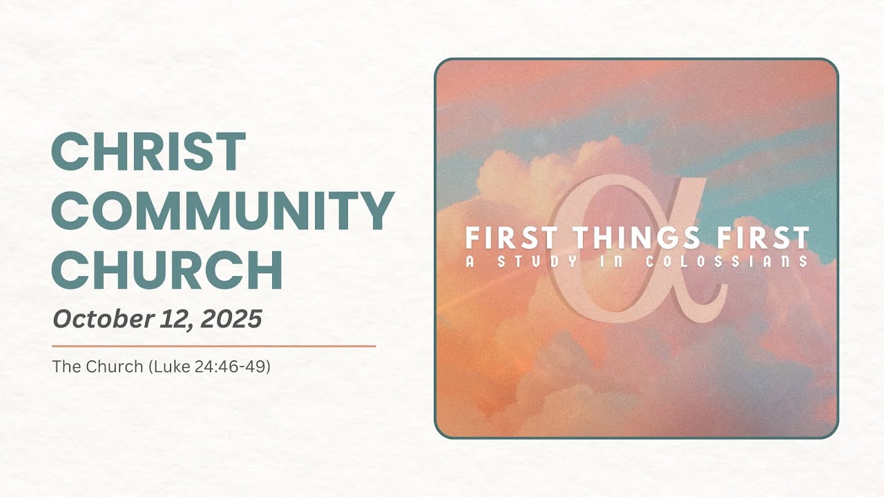 First Things First (Luke 